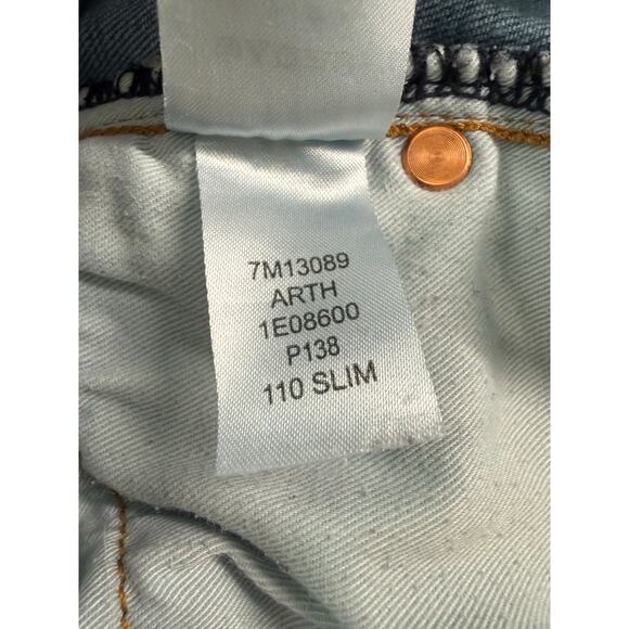 Lucky Brand Mens Jeans 31 x 32 110 Slim Light Wash Stretch Soft Denim - Picture 2 of 9